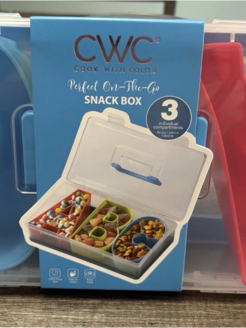 CWC Perfect On-The-Go Snack Box - Blue